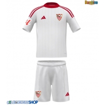 Maglie da calcio Sevilla Prima Maglia Bambino 2025-26 Manica Corta (+ Pantaloni corti)